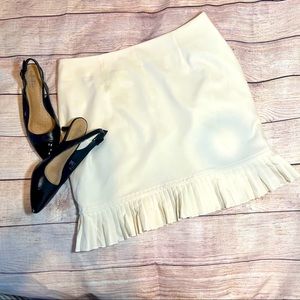 Worthington Petites Stretch 14 ivory skirt